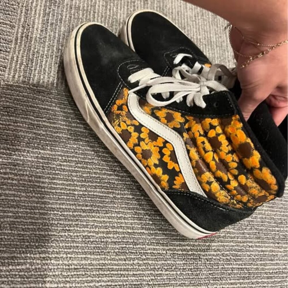 Hand Painted High-Top Vans